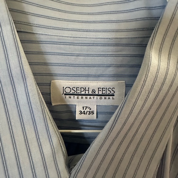 3- Joseph & Feiss Dress Shirts 17-1/2, - 34/35 - Picture 3 of 8